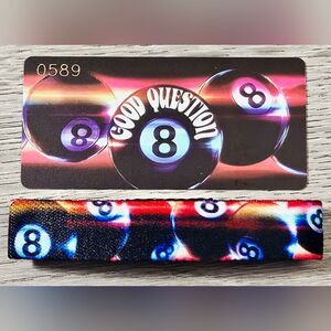 ZOX "GOOD QUESTION" #589 INTERACTIVE 8BALL App Excl NEW Collectible Wristband